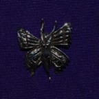 Silver Dancing Butterfly Fairy Pendant.